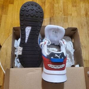 Puma Mens Sneakers - Red, Blue, White, and Black